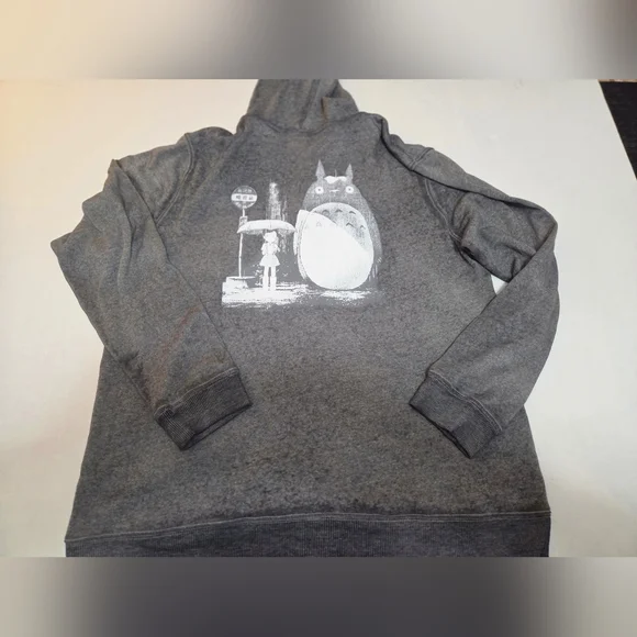 Bioworld My Neighbor Tortoro Gray and White Hoodie GUC Size 2X - Picture 1 of 15